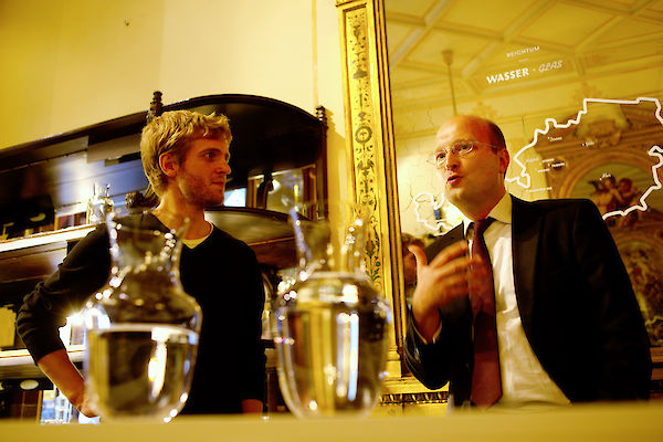Mark Braun und Leonid Rath von J. &amp; L. Lobmeyr, 2010